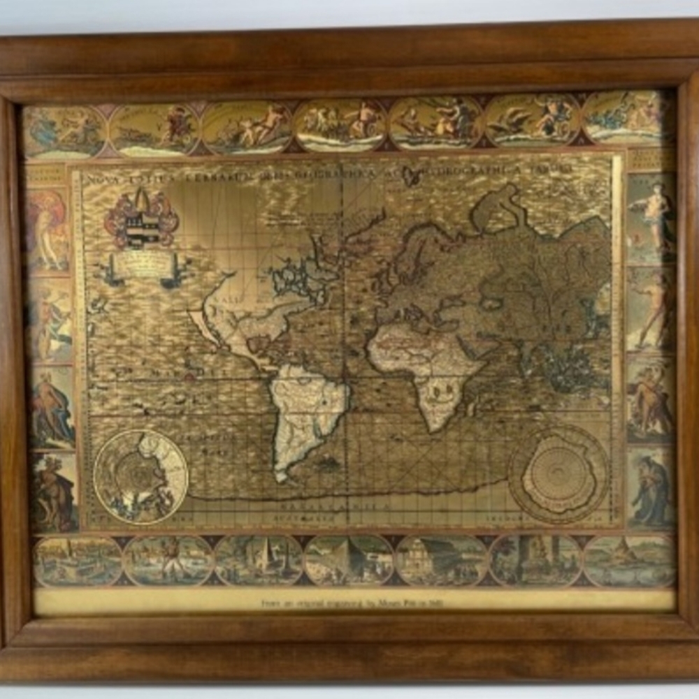 Moses Pitt Vintage framed